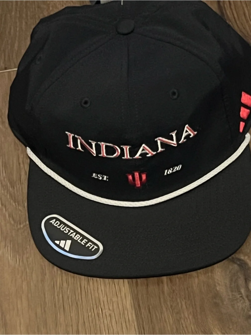 Indiana hoosiers Adjustable Black Baseball Cap